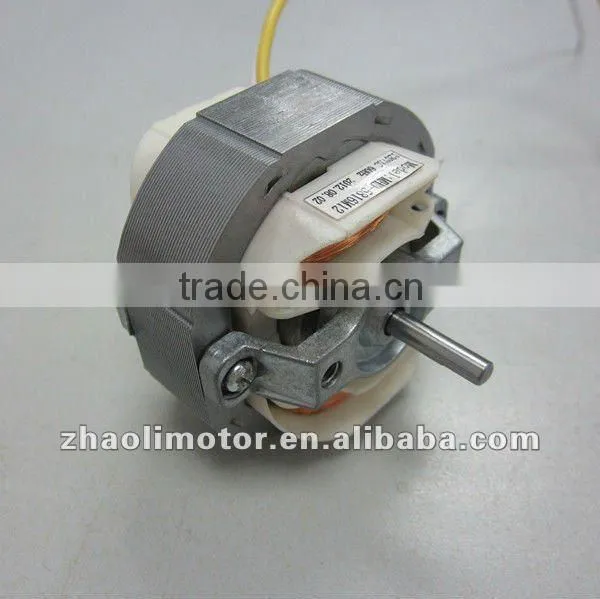 Electric Fan Motor YJ58-16: shaded pole motor, small torque, 120V, 60hz,25W