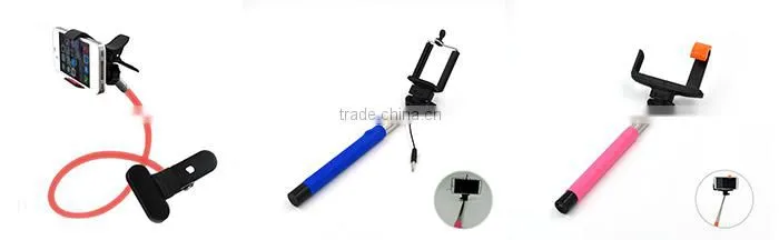 Top selling sireless remote control telescopic baton selfie stick monopod