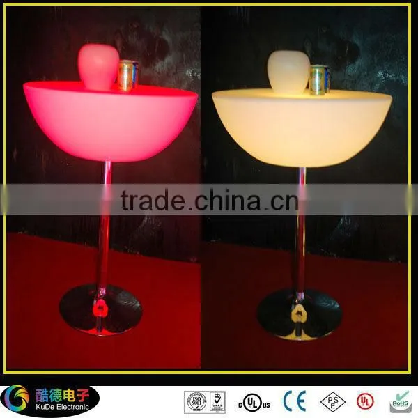 Color Rechargeable LED luminated bar furniture bar counter bar table bar ice bucket