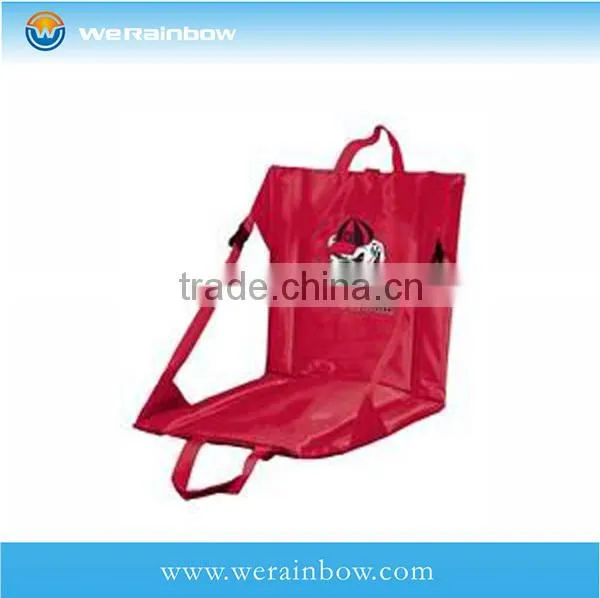 foldable waterproof 100% polyester stadium seat cushion
