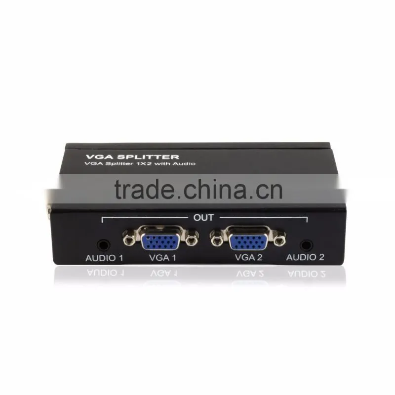 China supplier 1 in 2 out vga splitter vga splitter 1 input 2 output best purchase