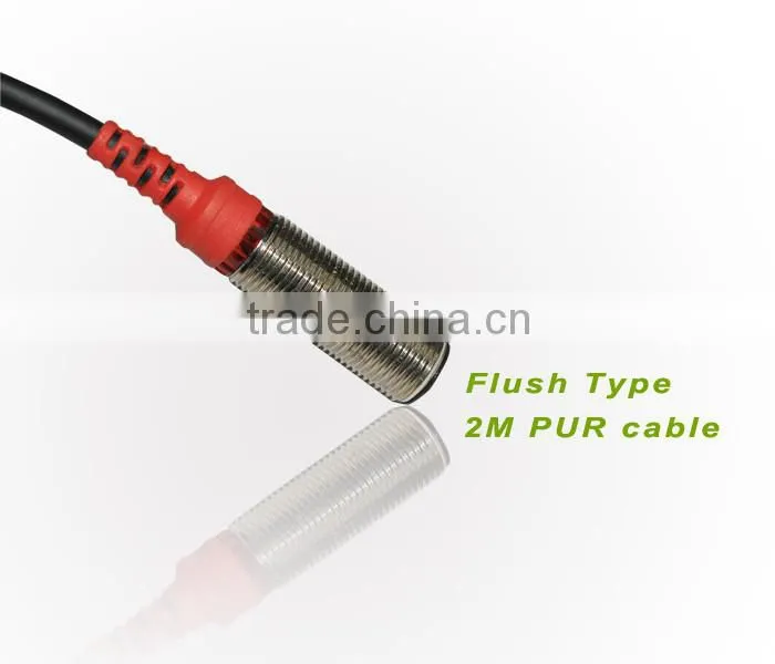 F&C Proximity Switch F3C-12ES02 Series, M12, Short Housing Type, 12~24v DC, 3-wire, NPN.NO/PNP.NO Or NC Offered