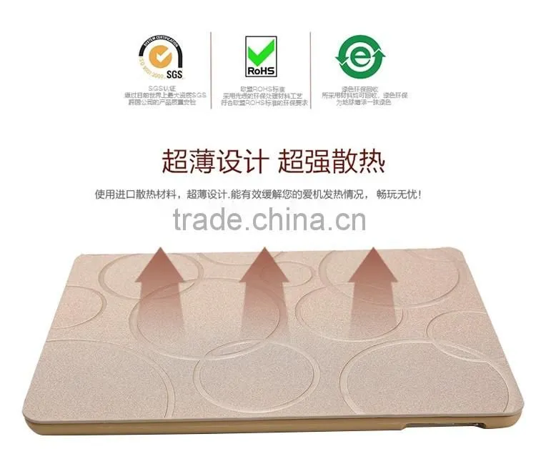 New arrival super thin PU leather flip case for ipad mini4
