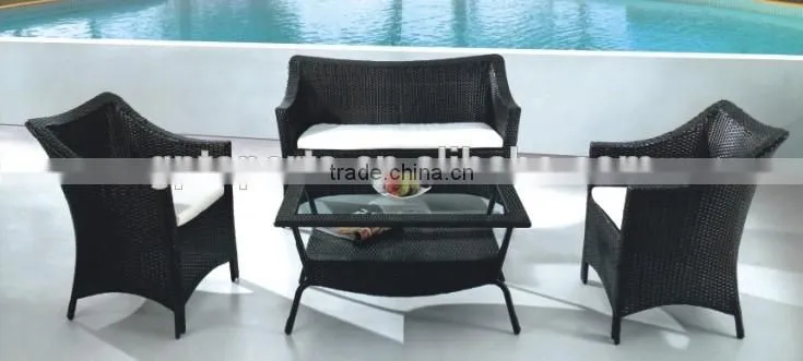 Rattan Garden Table Furniture Set