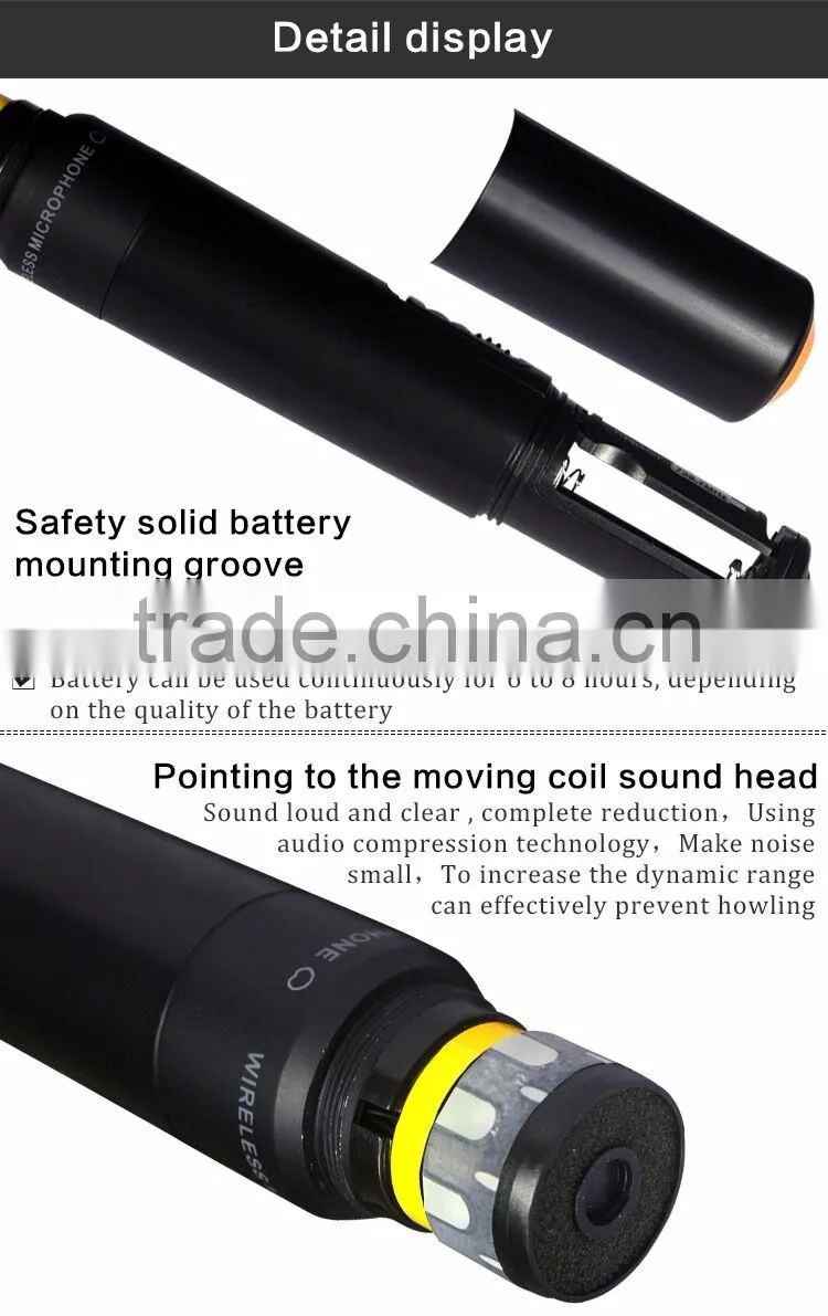 Free samples uhf ppl digital teaching mic wireless handhold microphone