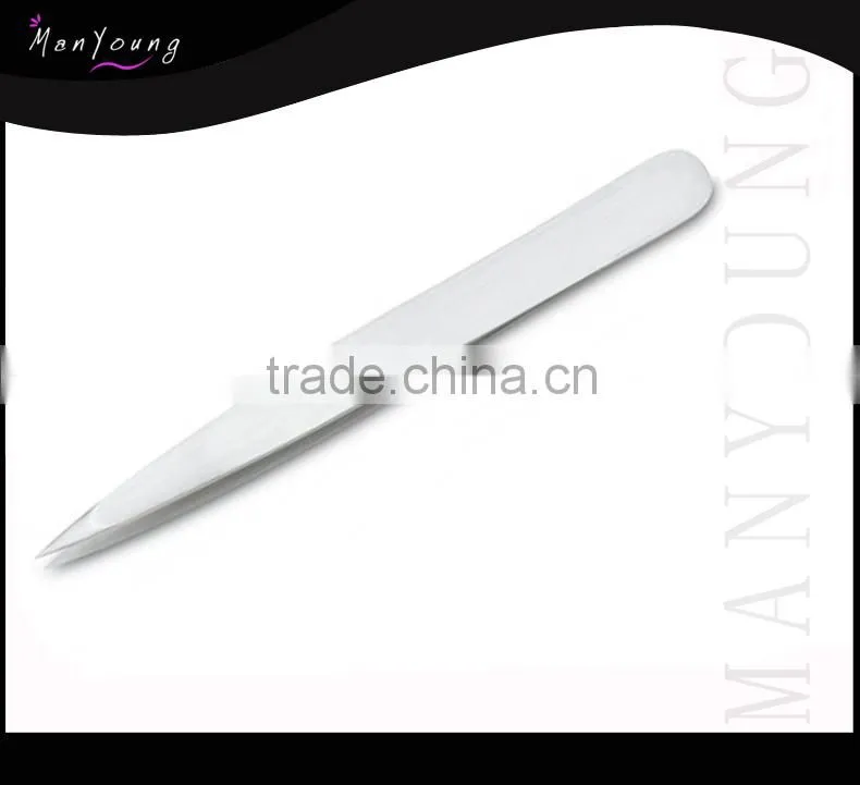 staniless steel tweezer with black color/black coat tweezer