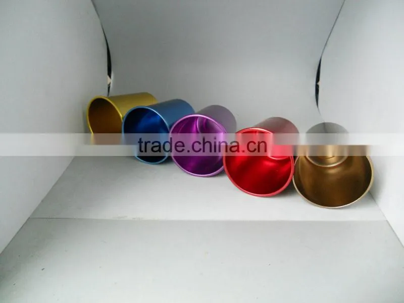 Small aluminium drinking mug