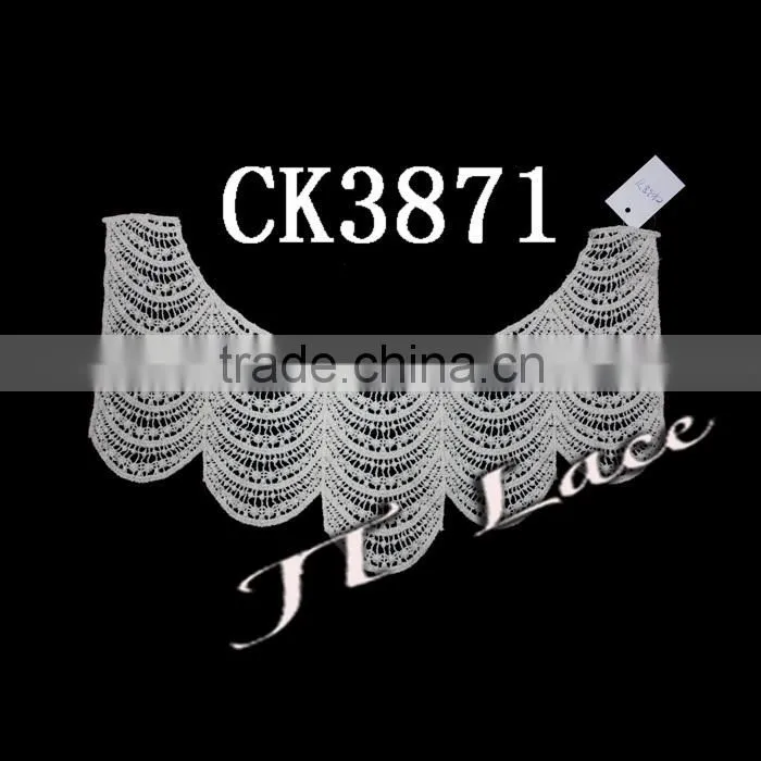 Garment accessories embroidered cotton lace trim CK3875