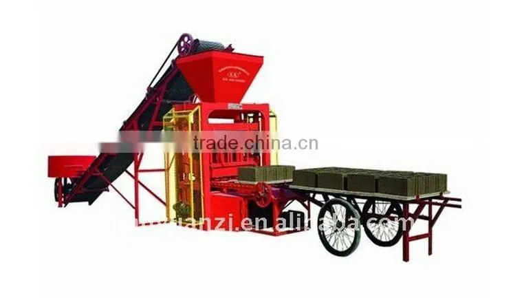 QTJ4-26C semi automatic concrete block making machine for making cement bricks blocks for sale