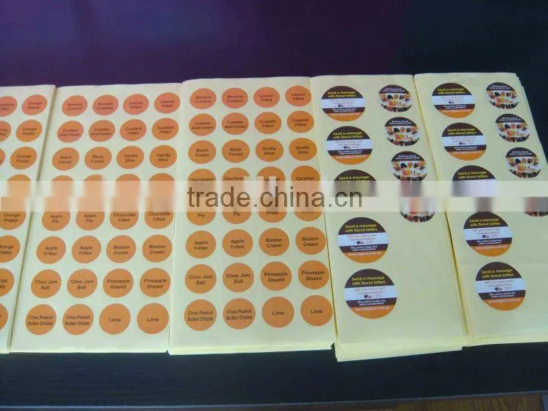 stone paper sticker