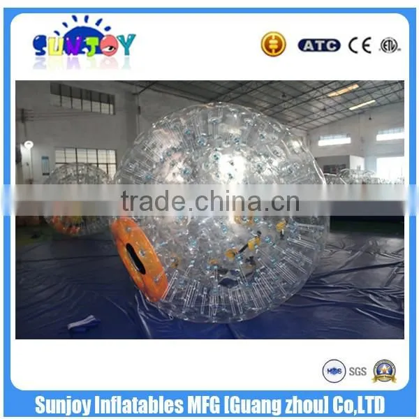 SUNJOY 2016 new designed inflatable pvc beach ball, roll inside inflatable ball, sports ball for sale