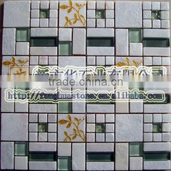 indoor natural stone green production marble border