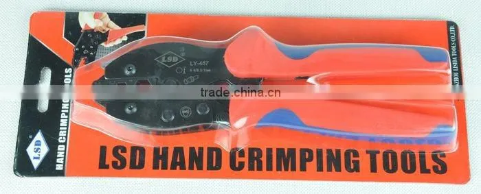 LY-457 factory supply china hand tools lsd brand 11mm 8.2mm 5.5mm BNC/SMA etc coaxial connectors 4C,5,7 cable crimping tool