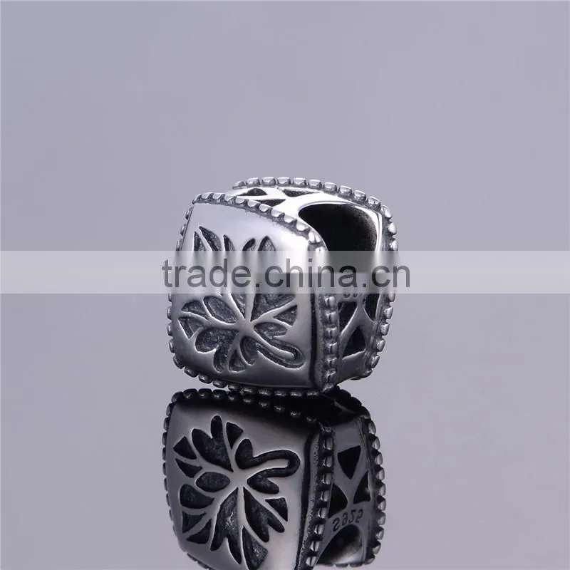 Golden Family Tree of Life Charm 925 Sterling Silver Charm Bead Fits Charms