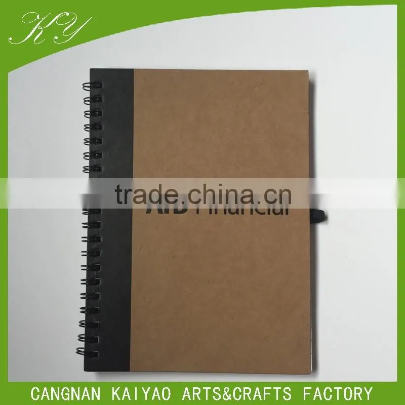 Custom Friendly Eco Hardcover Notebook With Pen