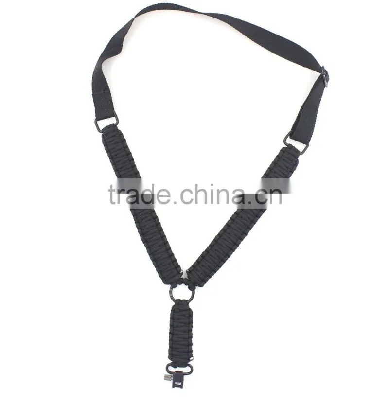 Two point paracord rifle sling, 2 in 1 rifle sling