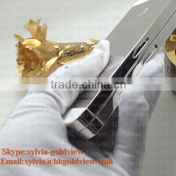 Lower Price High quality gold color housing kit for iphone 5