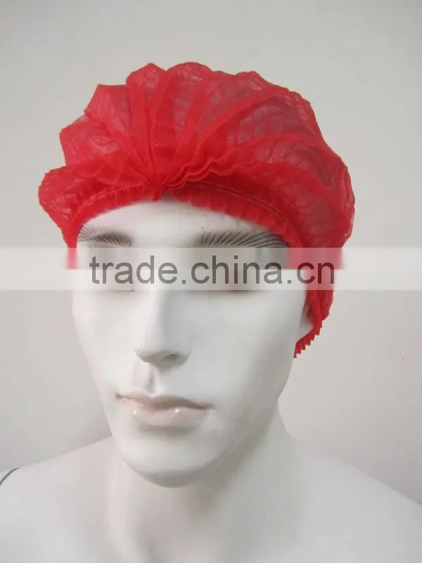 DISPOSABLE MEDICAL HIGH QUALITY NONWOVEN MOB CAP