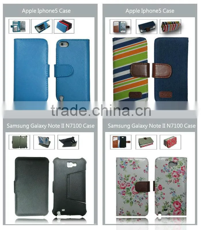 Fashion Universal Magnetic Flip Leather Case for 5 inch Tablet PC