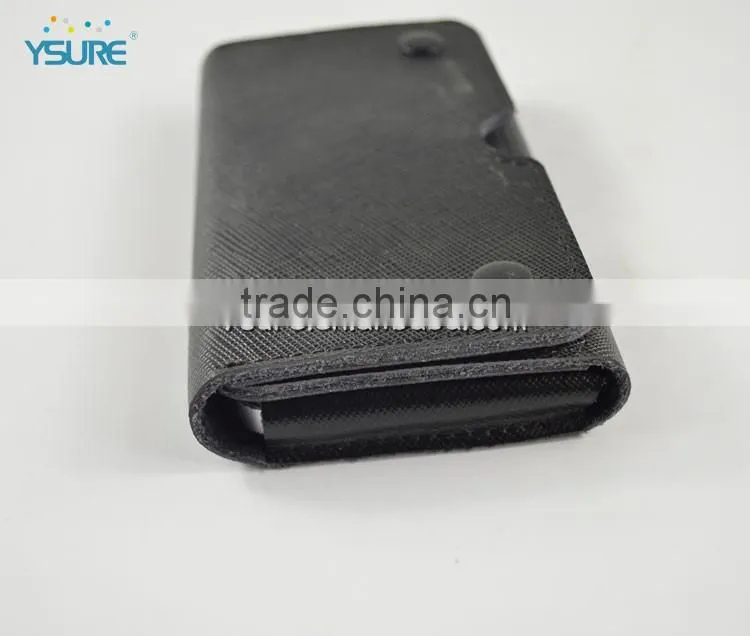 real leather case skin flip cover pouch wallet for iphone 4 4s