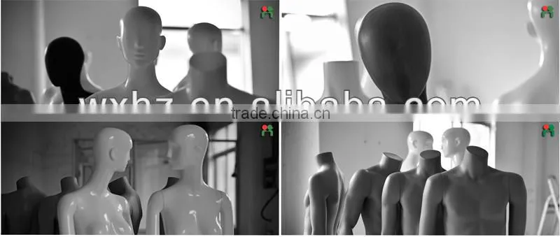 Fiberglass display mannequin for stocking for window display