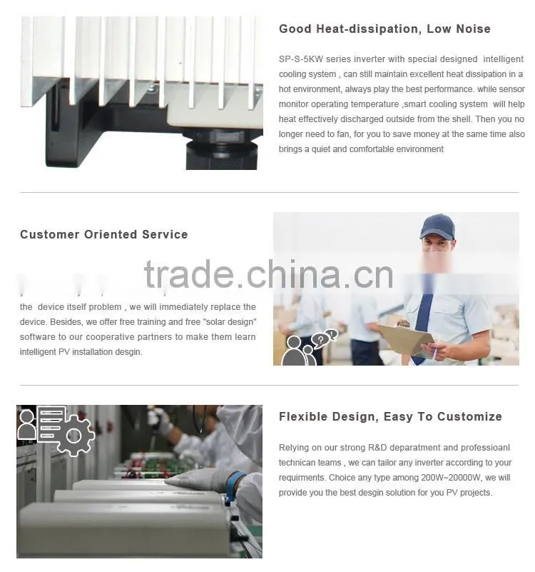 2014 Hot Sale Pure Sine Wave Frequency Solar Inverter 4kw