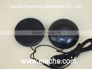 black round pillow speaker
