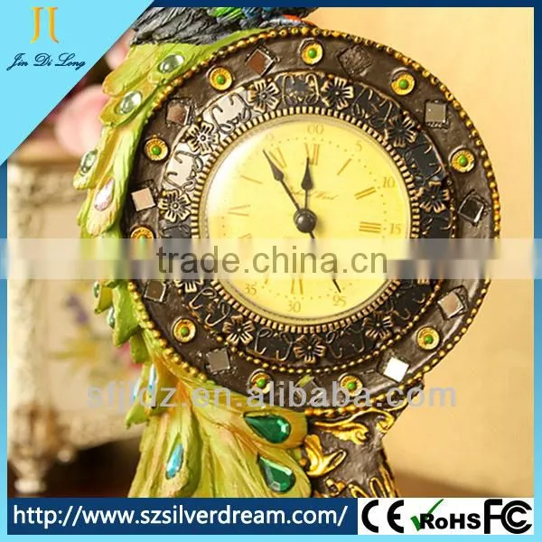 Environmental protection resins vintage home decorating clock