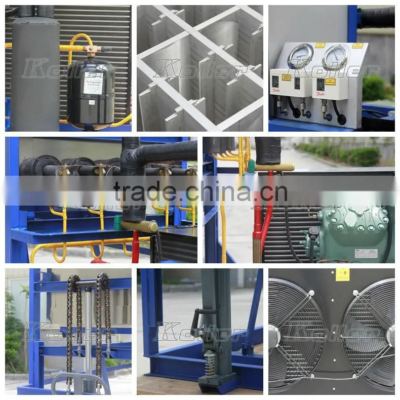 High Efficiency Direct Cooling Block Ice Making Machine for Human Consumption