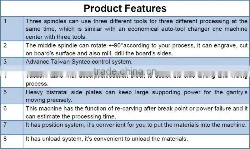 air cooling spindle wood engraving machine 1325 door cnc router
