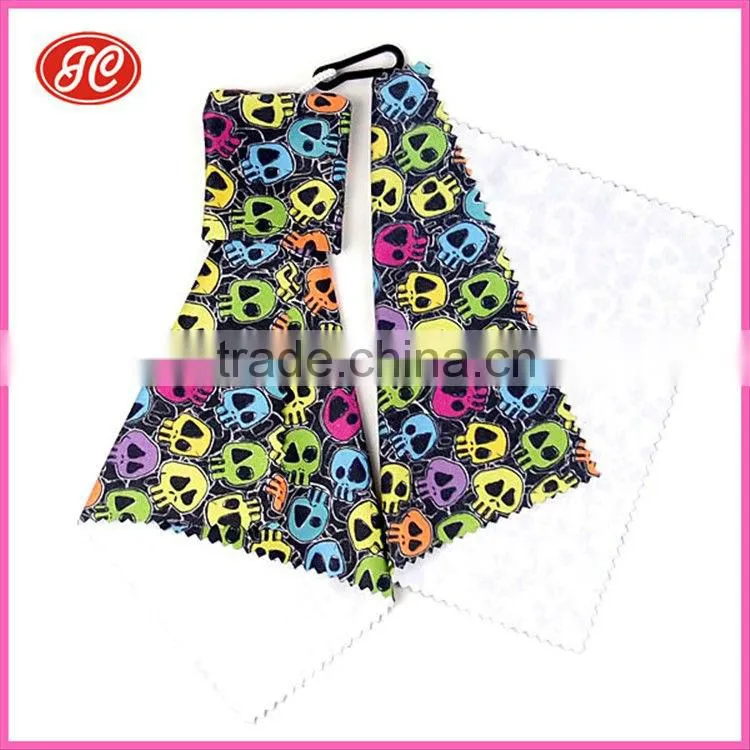 Reactive dyes printed Microfiber Keychain