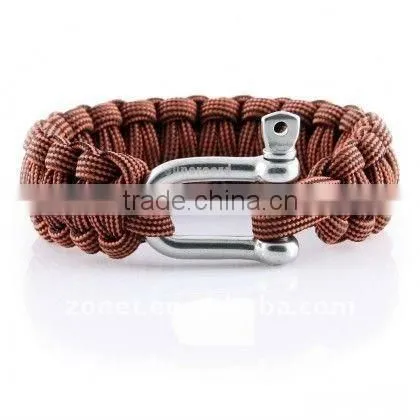 survival bracelet buckle 550 cord fashion diy stainless buckle