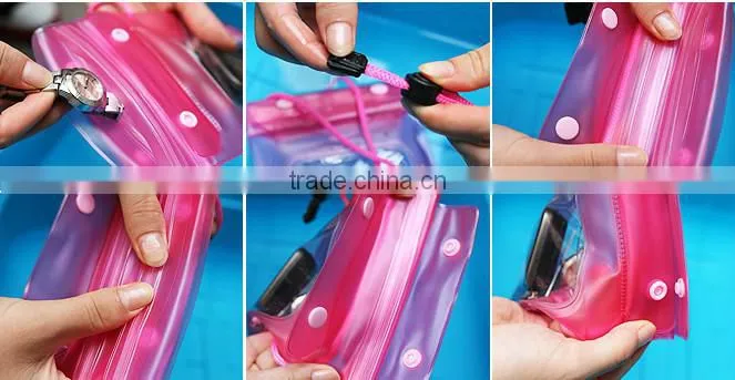Pvc waterproof bag waterproof mobile phone case for cell phone