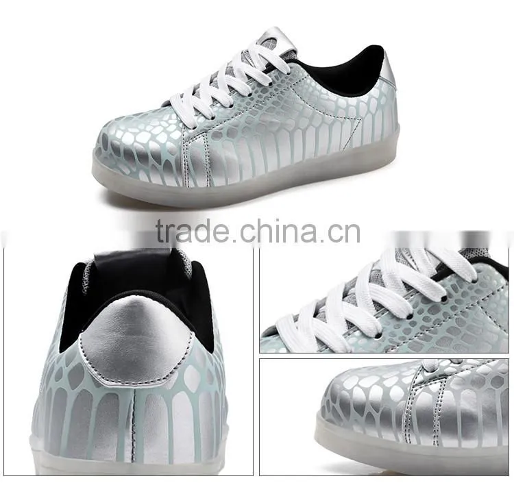 2016 Battery Operated LED Shoes Light Men Shoe LED Light Up Shoes