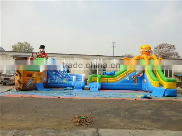Hippo inflatable water slip slide for sale