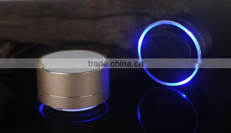 black metal bluetooth speaker for mp3 music player