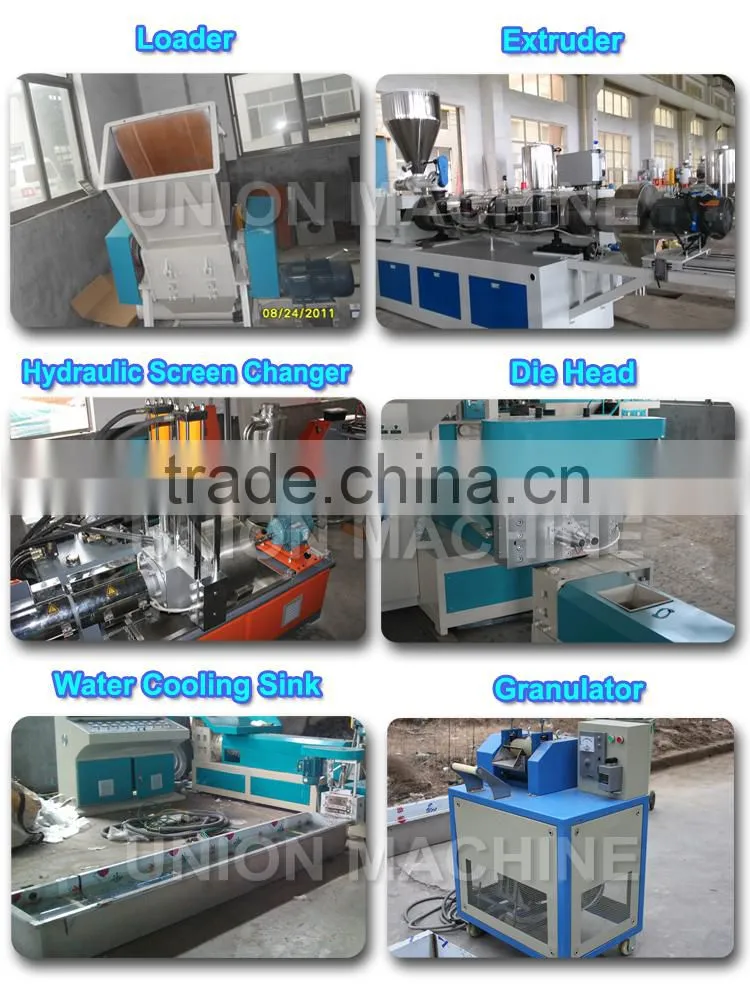 Fully Automatic Waste EPE Plastic Scrap Recycling Machine Pelletizer Granules Extrusion Line