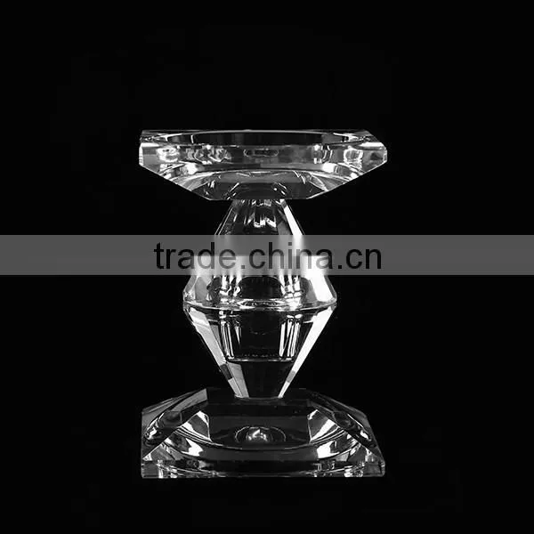 Fashion crystal candle holder, crystal candlestick for home decoration