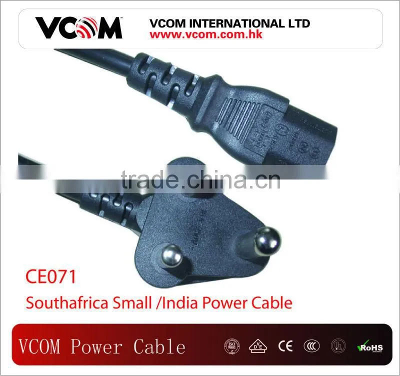 VCOM South Africa big 3C*0.3mm 2 power cord
