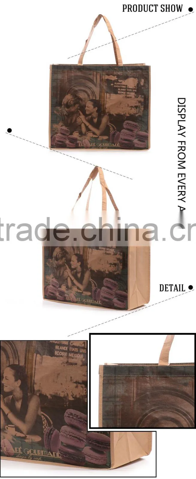 custom printed paper shopping bag L'OREAL AUDIT