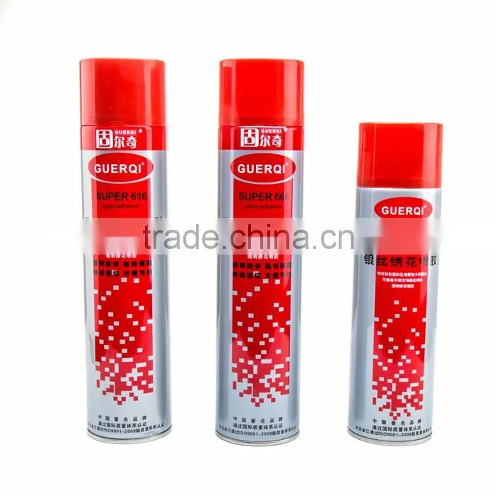 Embroidery Silicone Glue Self Adhesive Fabric In Spray Can