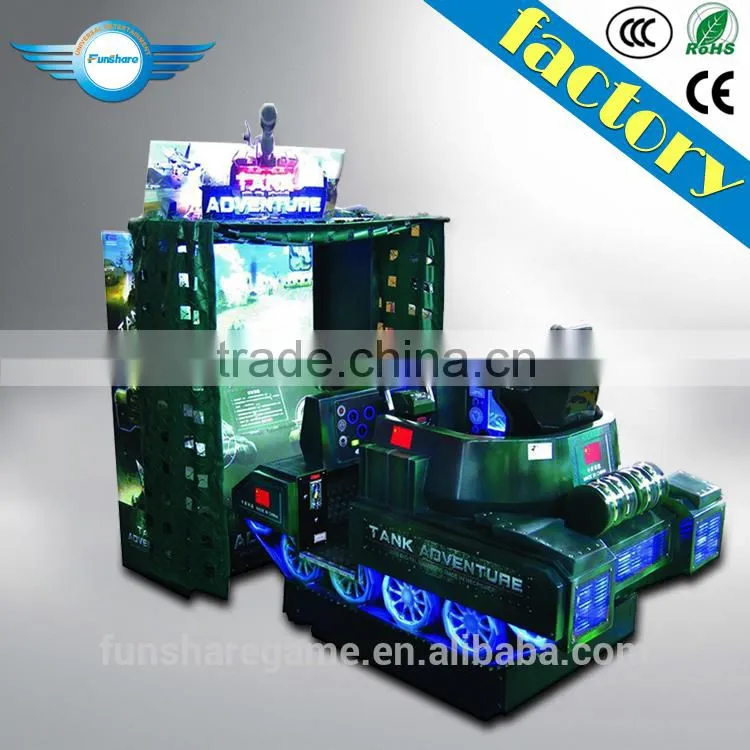 Tank Adventure Arcade Shooting Game Machine