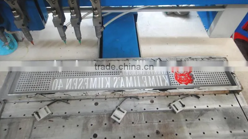 Brand Logo Customized Soft Rubber Pvc Bar Mat