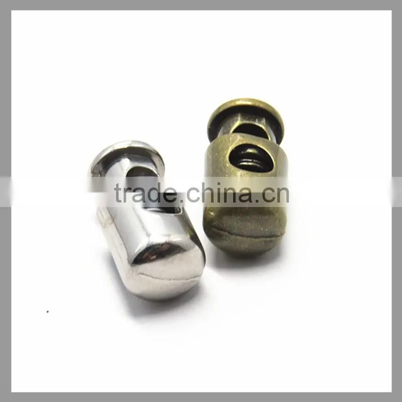 Antique Metal Cord Lock And Metal Spring Stopper