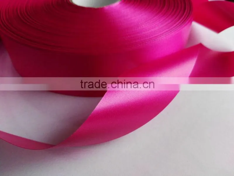 Cheap and good quality polyester satin ribbon single side for care labels