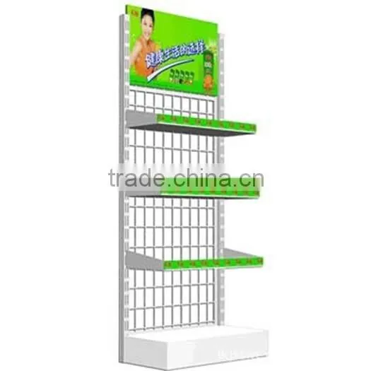 New products 2016 customized water bottle floor display metal display rack