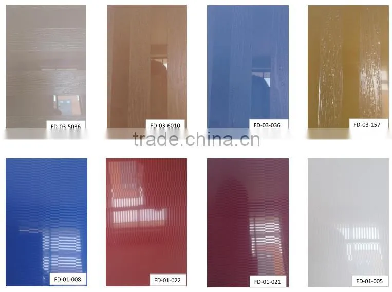 2016-2017 new products --Embossed acrylic mdf board for kitchen cabinets