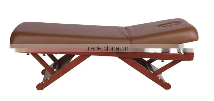 Solid wood legs portable facial bed with heigh density sponge