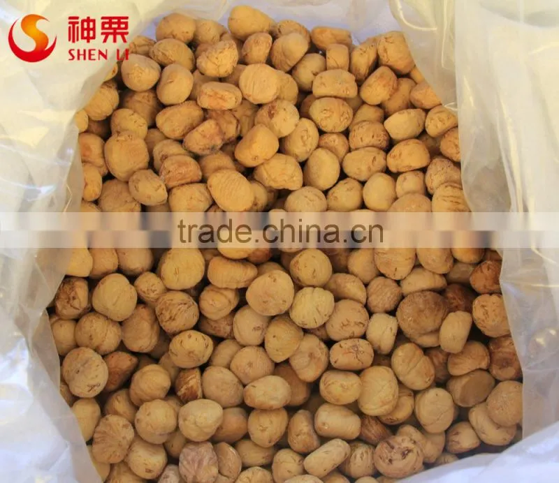 Frozen peeled chestnuts, IQF chestnut, Quick freezing chestnuts