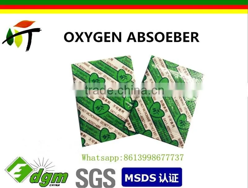 High quality desiccator food grade oxygen absorber/oxygen scavenger for bagel and muffin